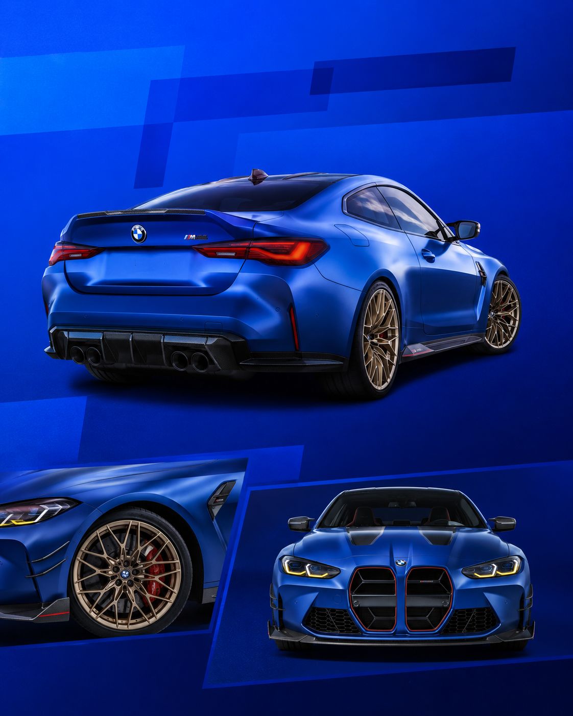 BMW M4 CSL ad poster