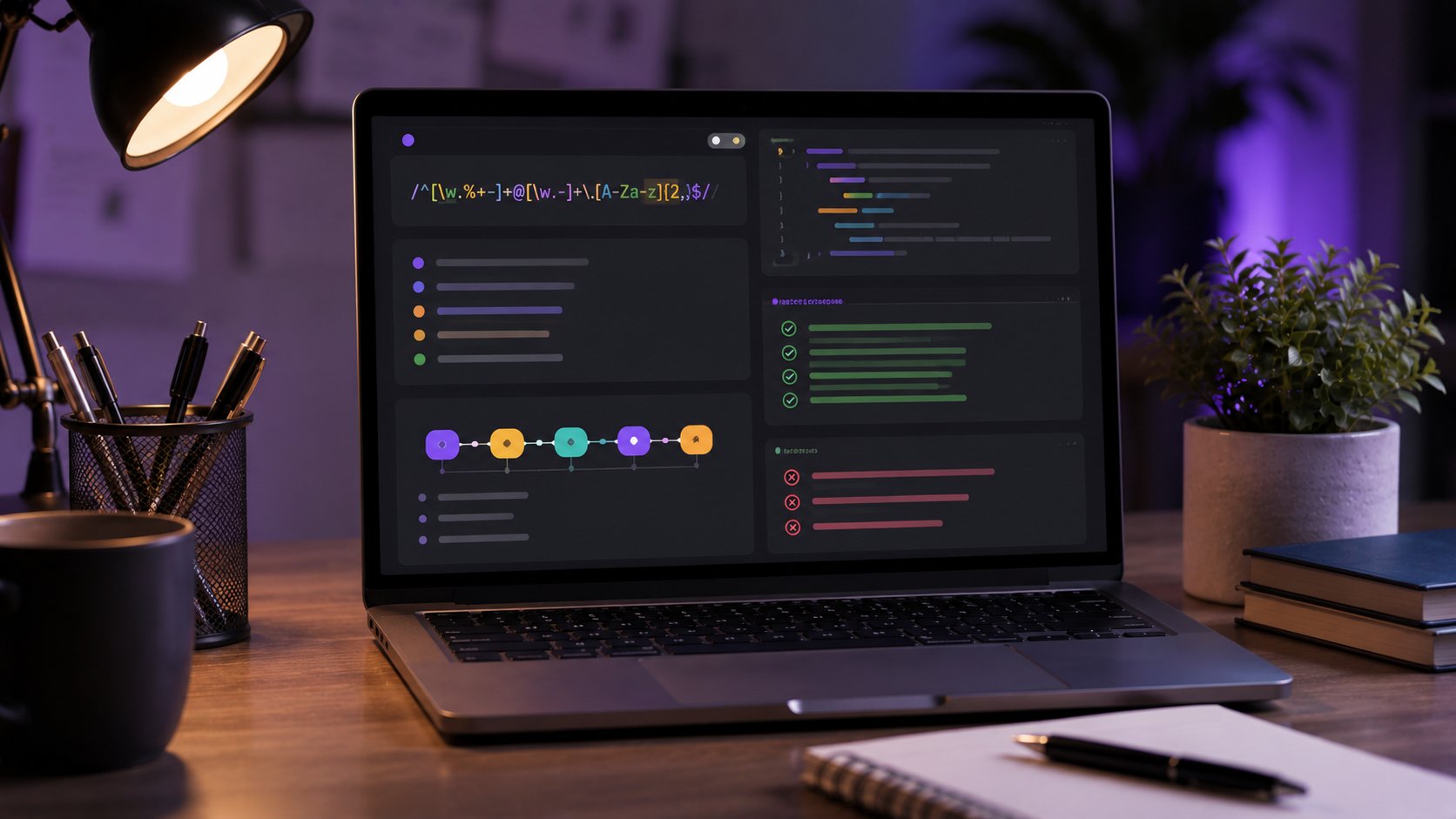 مولّد Regex مشروح
