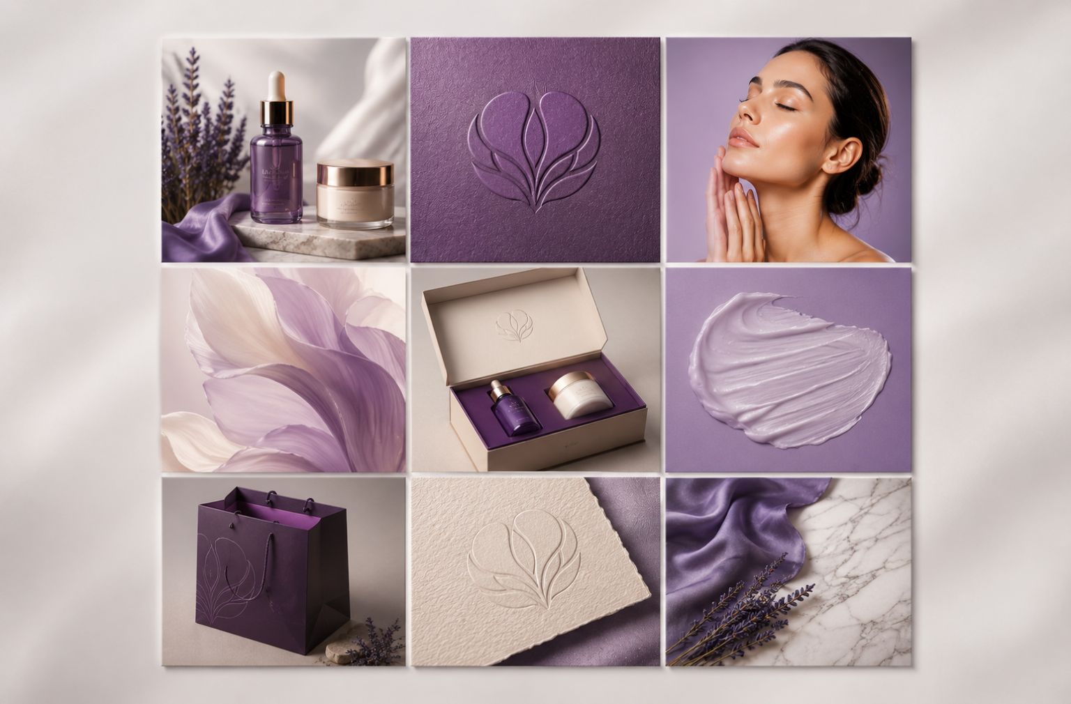 VELORA premium brand identity board