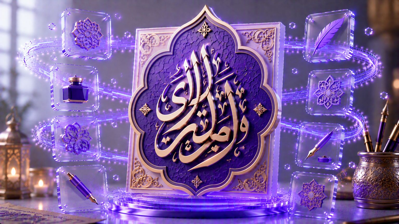 مولد الخط العربي