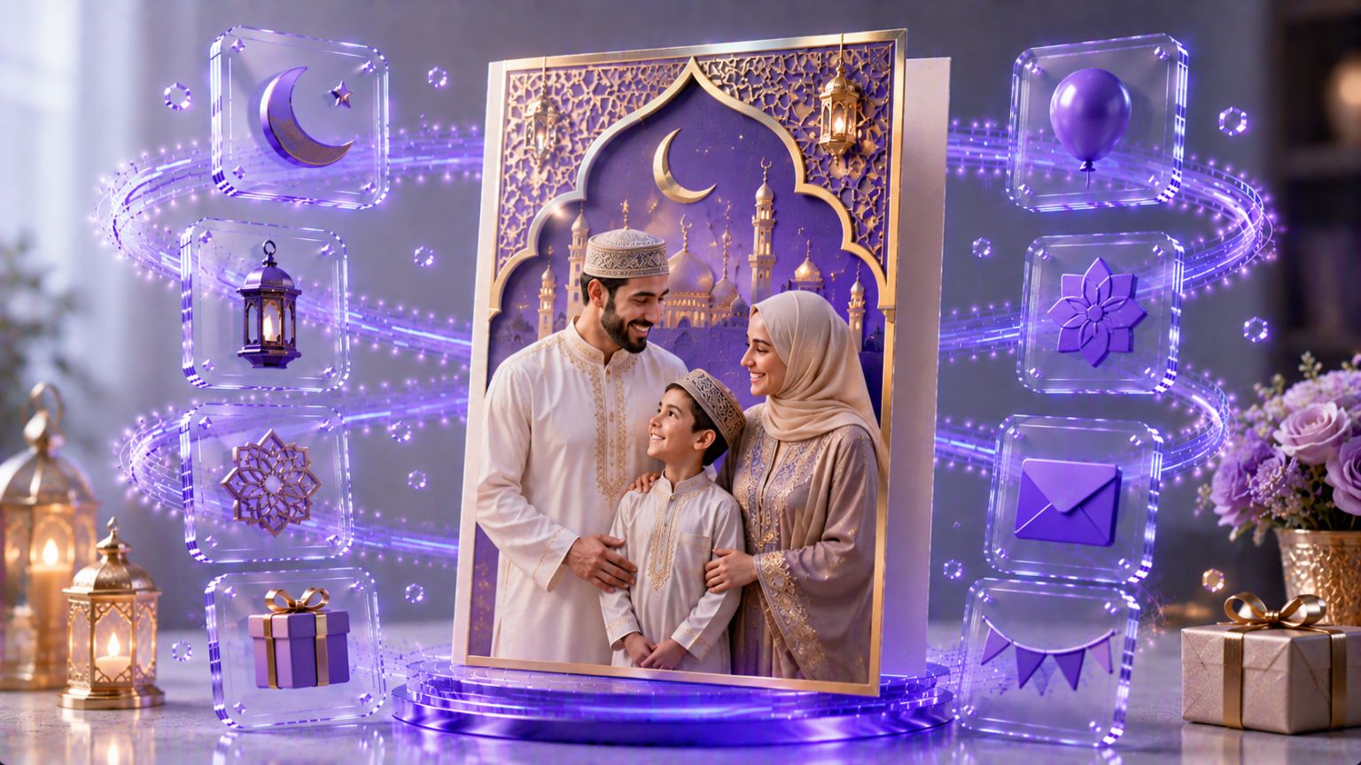 بطاقة تهنئة ودعاء